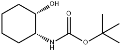 1R,2S-N-BOC-环己氨基醇 结构式