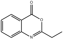 2-エチル-4H-3,1-ベンゾオキサジン-4-オン 化学構造式