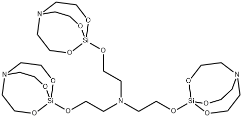 tris[2-(2,8,9-trioxa-5-aza-1-silabicyclo[3.3.3]undec-1-yloxy)ethyl]amine,29167-65-5,结构式