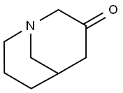 1-Azabicyclo[3.3.1]nonan-3-one, 29170-80-7, 结构式