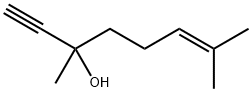 3,7-二甲基-6-辛烯-1-炔基-3-醇, 29171-20-8, 结构式