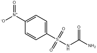 1-[(p-Nitrophenyl)sulfonyl]urea,29177-55-7,结构式