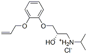 (S)-[3-[2-(allyloxy)phenoxy]-2-hydroxypropyl]isopropylammonium chloride,29181-23-5,结构式