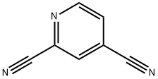ピリジン-2,4-ジカルボニトリル 化学構造式