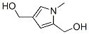 [4-(hydroxymethyl)-1-methyl-pyrrol-2-yl]methanol,29182-35-2,结构式