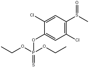 CHLORTHIOPHOS SULFOXIDE 化学構造式