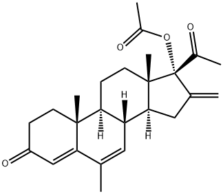 酢酸メレンゲストロール 化学構造式