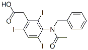 [3-(N-Benzylacetylamino)-2,4,6-triiodophenyl]acetic acid 结构式