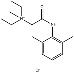メチルリドカイン 化学構造式