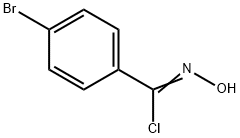 顺式-4-溴—A-氯代苯甲醛肟, 29203-58-5, 结构式