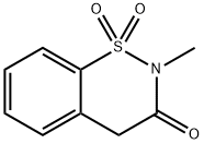 2-methyl-4-oxo-2H-1,2-benzothiazine-1,1-dioxide, 29209-01-6, 结构式