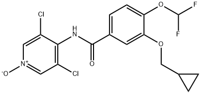 RofluMilast N-Oxide Struktur