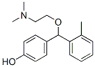 4-[2-(Dimethylamino)ethoxy(2-methylphenyl)methyl]phenol Struktur