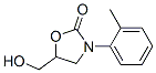 5-(hydroxymethyl)-3-(2-methylphenyl)oxazolidin-2-one Struktur
