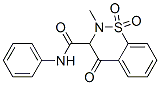 3,4-Dihydro-2-methyl-4-oxo-N-phenyl-2H-1,2-benzothiazine-3-carboxamide 1,1-dioxide Struktur