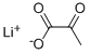 ピルビン酸リチウム一水和物 化学構造式