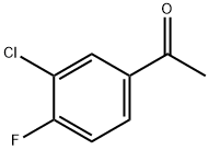 3-Chloro-4-fluoroacetophenone Struktur