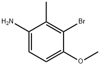 3-broMo-4-Methoxy-2-Methylaniline 结构式