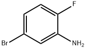 5-溴-2-氟苯胺, 2924-09-6, 结构式