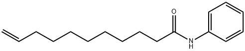 10-Undecenamide, N-phenyl-,29246-34-2,结构式