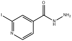2-iodoisonicotinic acid hydrazide Structure