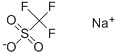 トリフルオロメタンスルホン酸ナトリウム 化学構造式