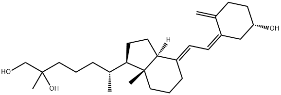 25,26-ジヒドロキシビタミンD3 化学構造式