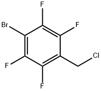 4-BROMO-2,3,5,6-TETRAFLUOROBENZYLCHLORIDE 化学構造式