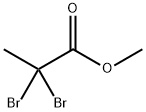 2,2-ジブロモプロピオン酸メチル 化学構造式