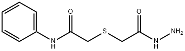 2-[(2-肼基-2-氧代乙基)硫代]-N-苯基乙酰胺 结构式