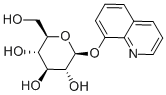 8-羟基喹啉基-Β-D-吡喃葡萄糖苷, 29266-96-4, 结构式