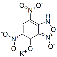 1,4-dihydro-5,7-dinitrobenzofurazan-4-ol 3-oxide, potassium salt Structure