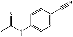 N-(4-CYANOPHENYL)ETHANETHIOAMIDE, 29277-45-0, 结构式