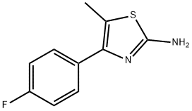 4-(4-氟苯基)-5-甲基噻唑-2-胺,2928-00-9,结构式