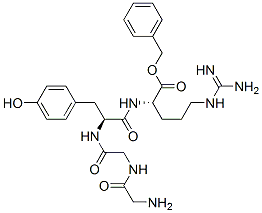 glycyl-glycyl-tyrosyl(O-benzyl)-arginine 化学構造式