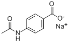 p-Acetylaminobenzoic acid sodium salt Struktur