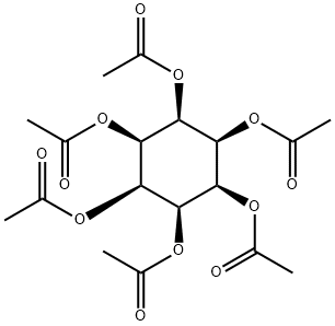 cis-Inositol hexaacetate Structure