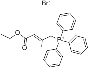 (3-Ethoxycarbonyl-2-methylallyl)triphenylphosphonium Bromide Structure