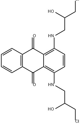 活性分散蓝 R 结构式