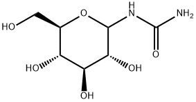 D-glucosylurea Struktur