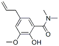 5-Allyl-2-hydroxy-3-methoxy-N,N-dimethylbenzamide 结构式