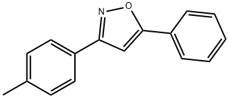 Isoxazole, 3-(4-Methylphenyl)-5-phenyl-,29329-38-2,结构式