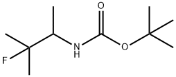Carbamic acid, (2-fluoro-1,2-dimethylpropyl)-, 1,1-dimethylethyl ester (9CI) 结构式