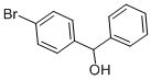 α-フェニル4-ブロモベンゼンメタノール 化学構造式
