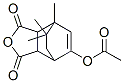 6-Acetyloxy-3a,4,7,7a-tetrahydro-4,8,8-trimethyl-4,7-ethanoisobenzofuran-1,3-dione Struktur