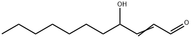 4-hydroxy-2-undecenal Structure