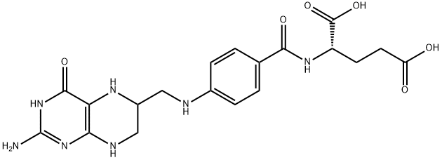 5,6,7,8-tetrahydrofolic acid Struktur