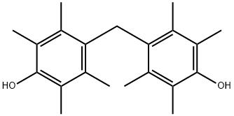 4,4'-Methylenebis(2,3,5,6-tetramethylphenol) Structure