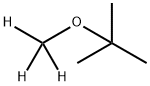 TERT-ブチルメチル-D3エーテル 化学構造式