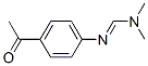 N1,N1-ジメチル-N2-(4-アセチルフェニル)ホルムアミジン 化学構造式